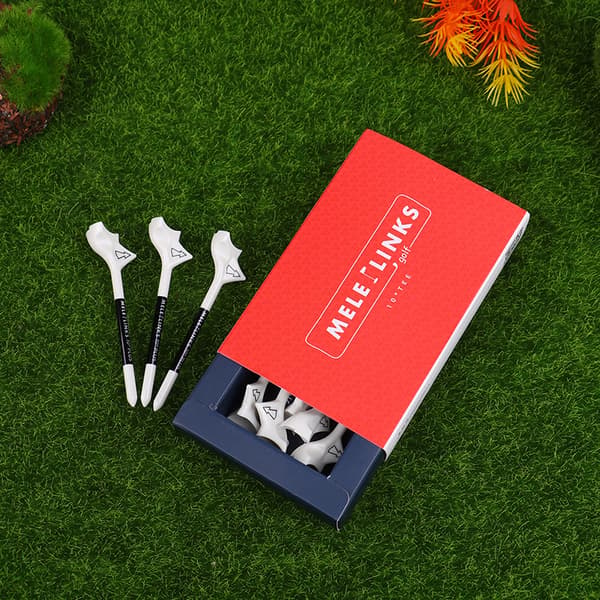 10 Golf Tees 10° Diagonal Insert Rhombic Golf Ball Hållare 8.3*2CM