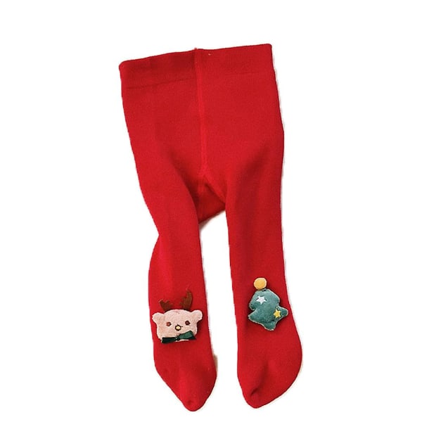 Baby Juletights Efterår Og Vinter Fortykket Børns Leggings style4 102-115cm