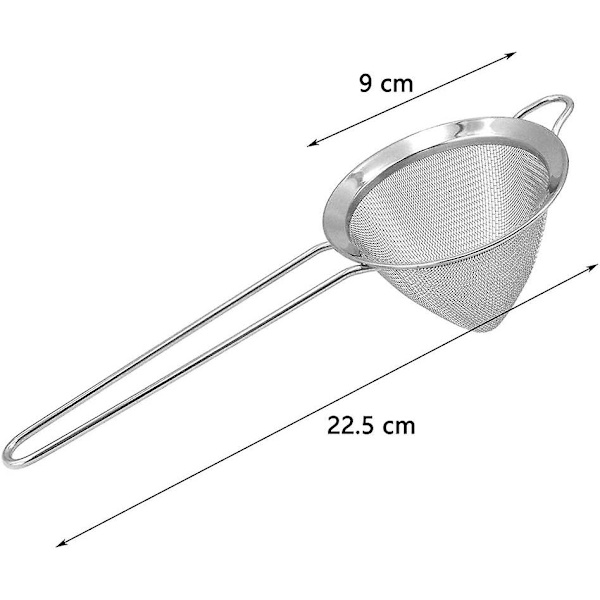 Konisk Cocktail Sil - Fin Sil, professionell Rostfri