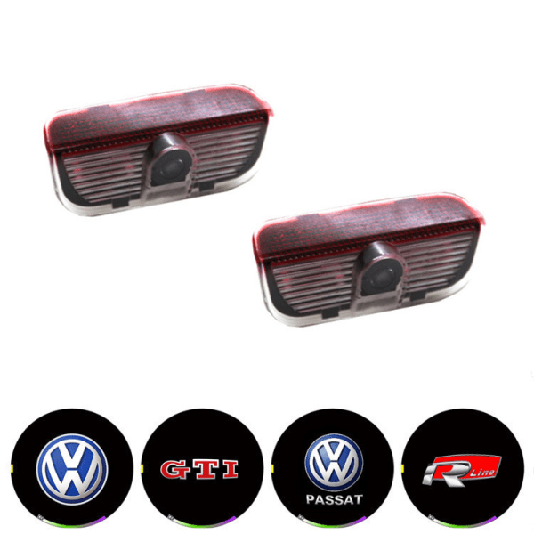 2 stk. Velkomstlampe er anvendelig til Volkswagen Passat Sagitar CC