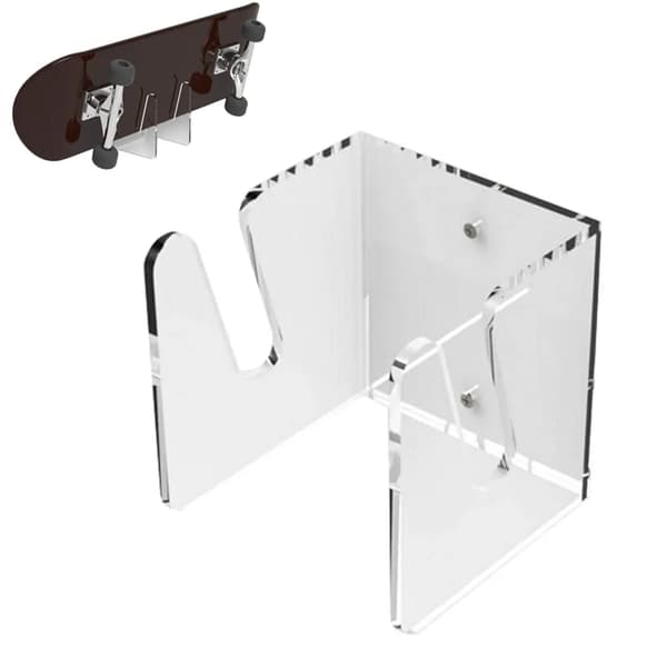 Väggfäste för Wakeboard Skateboard Väggfäste, Väggfäste Väggfäste Transparent akryl Lämplig för Longboard Pennyboard