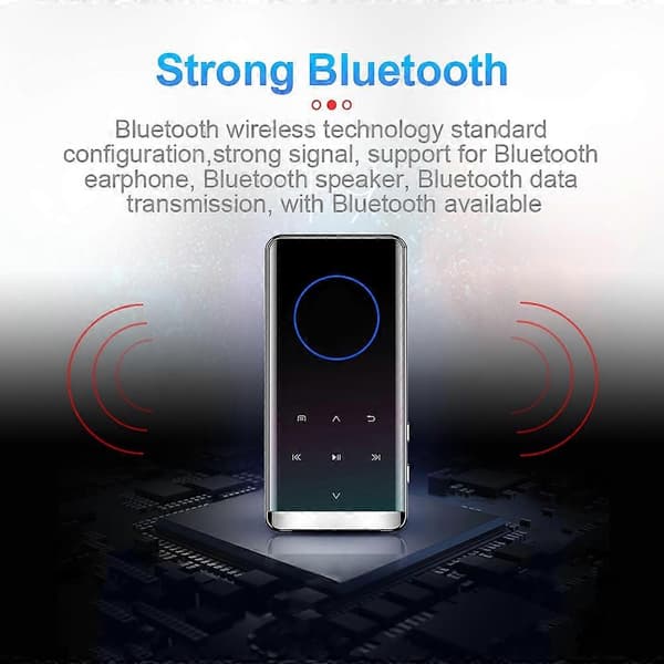 Opptaker Profesjonell HD Støyreduksjon Stemmeopptaker Tapsfri HIFI-spiller FM-sender MP3 Bluetooth E-bok 8GB