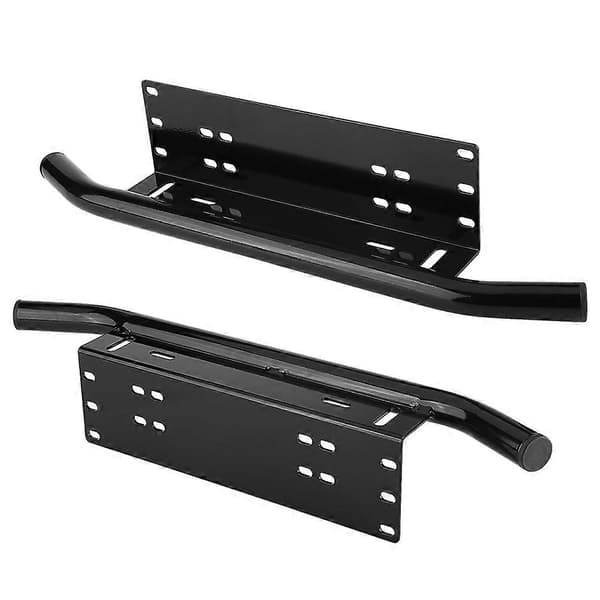Nummerpladeholder i aluminiumslegering, beslag til kofanger, lys, lampe, LED-beslag