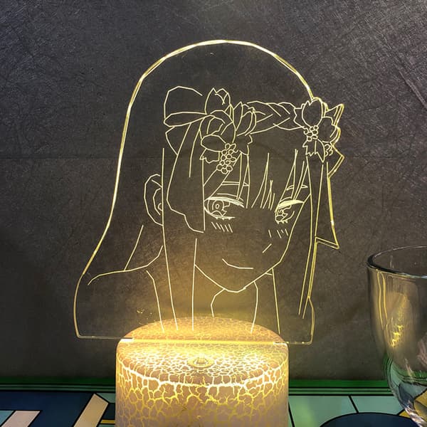 Anime Frank Zero Two 3D Night Light 16 Colors Bedr