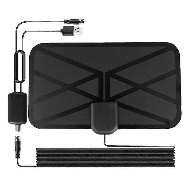 25db TV-antenn, HD digital inomhusantenn lång 1500 miles räckvidd stöder 4k 1080p och äldre TV-apparater