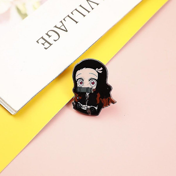 Anime Brosch Demon Slayer Kimetsu No Yaiba Akryl Brosch Badge Diy De