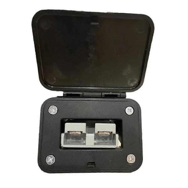 120A for Anderson Plug Innfelt Monteringsbrakett Panelbrakett med Deksel for Caravan 2 Stifter Bil Skip Deler
