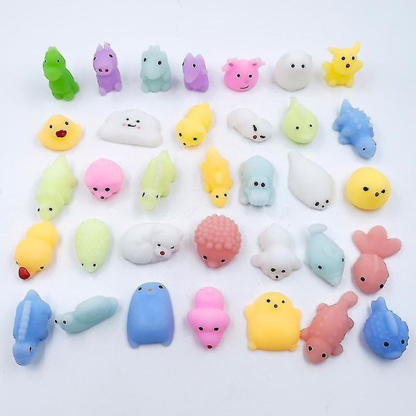 10 kpl Halloween Mochi Squishy -leluja Halloween-leluja lapsille Halloween-juhlapalveluksia Halloween-karkkipussit Lahjat Puristuslelu Animal
