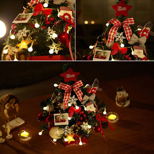 45cm LED Julgran Set Mini Bord Xmas Tree