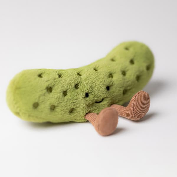 Jellycat 15 cm Amuseables Pickle mykt leketøy