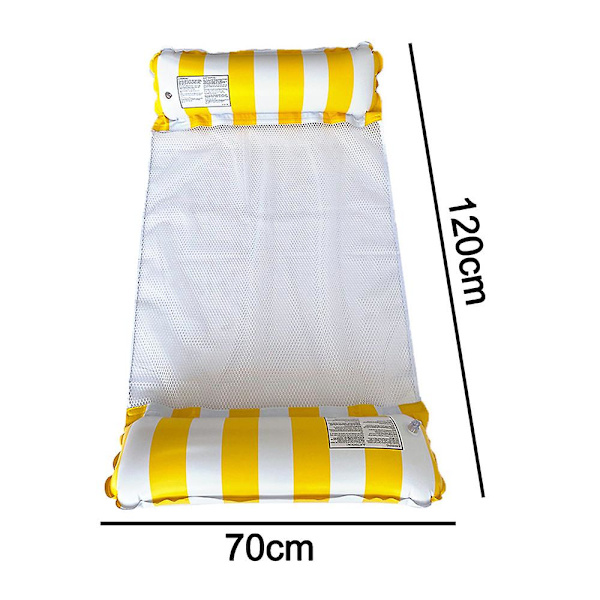 2-pack hängmatta uppblåsbara poolvattenflotstolar
