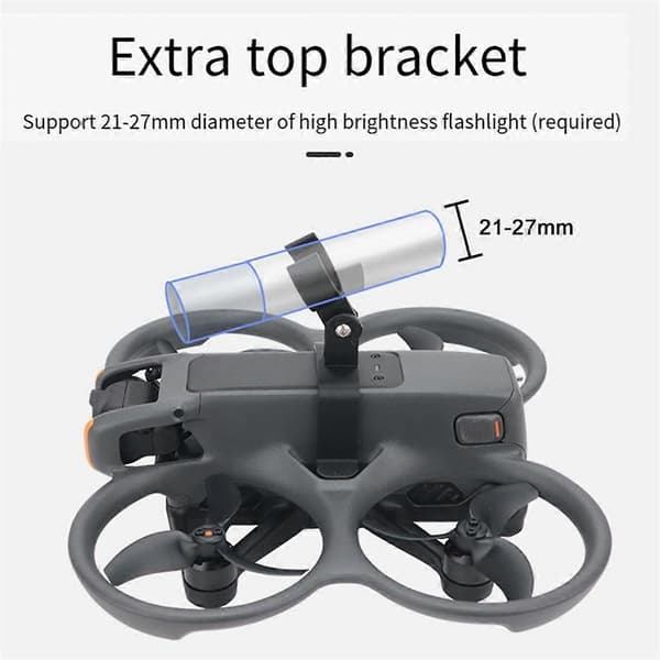 Drone Strobelys Drone Natflyvning Genopladelig Lampe med Beslag til Avata 2 Drone Tilbehør