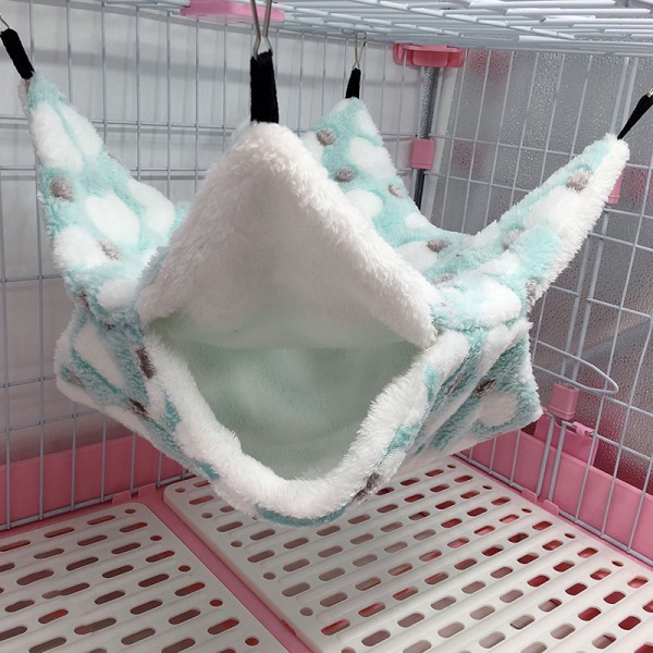 Smådjur Hängmattor Hamster Iller Marsvin Bomull Soft Sl Green L:34*34cm