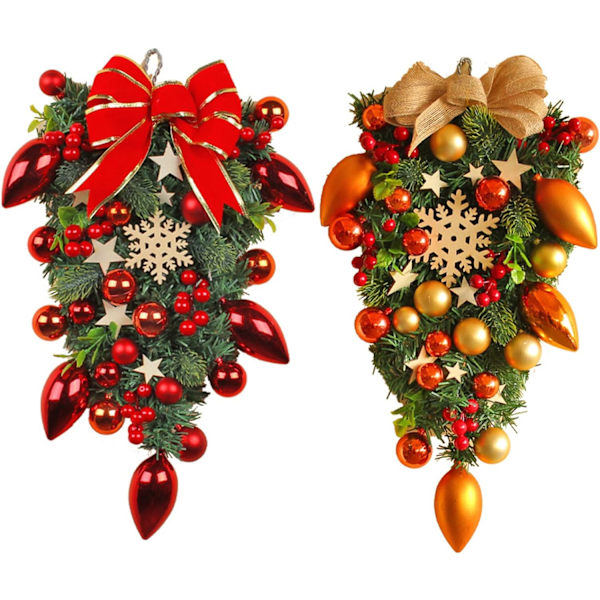 Christmas Teardrop Swag-krans