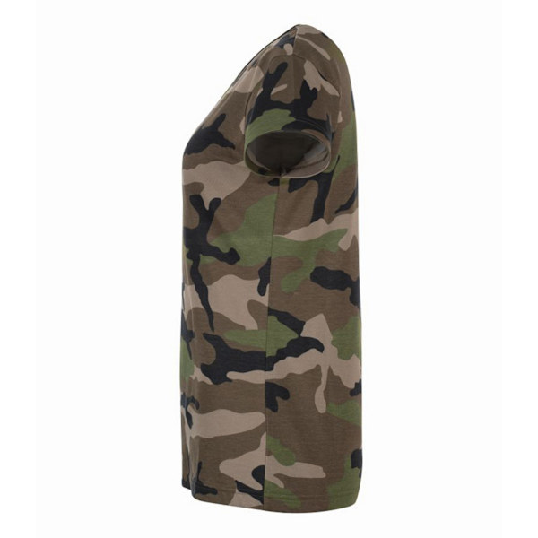 SOLS Dame/Dame Camo Kortarmet T-skjorte Camouflage XL
