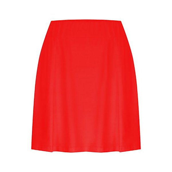 Joefnel Active Skort Atletisk Strækbar Plisseret Tennis til Kvinder Red 2XL