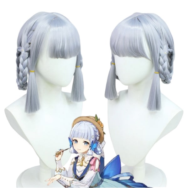 Mub- Hot Anime Genshin Original God Ying Impact Kamisato Ayaka Woman Costume Japanese Dress Cosplay wigs style 3 XL