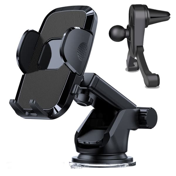 Biltelefonholder for dør Universal bærbar base/3 i 1: Sugekopp