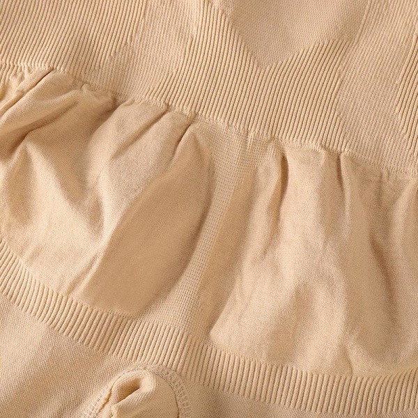 Muotoilevat shortsit, Korkea vyötärö - Beige M