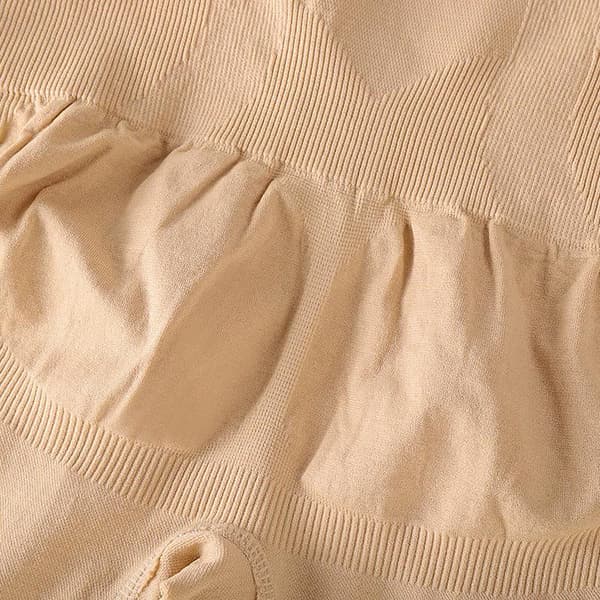 Shapewear Shorts, Høy midje - Beige M