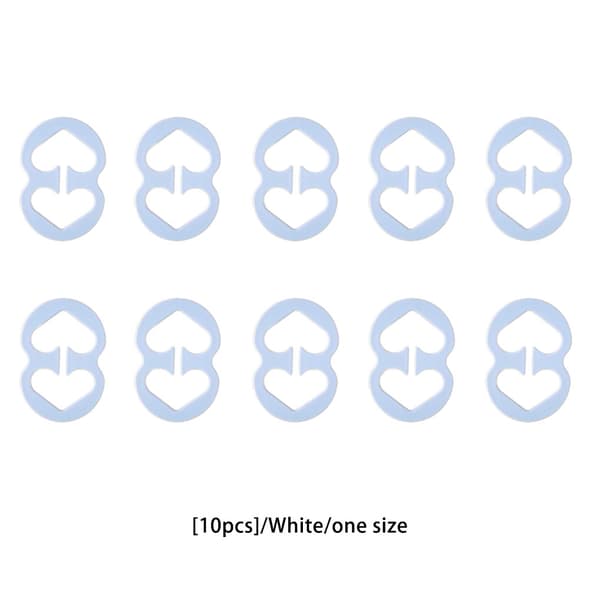 1/2/3/5 10 stk Dame BH Stropp Klips Erstatning Jenter Damer White 1 Pc
