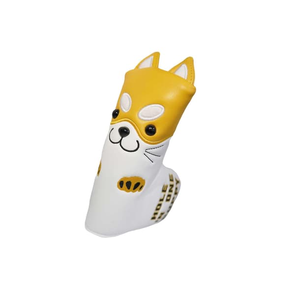 1/2/3 Dog Pattern För Golf Putter Headcover Cover för Yellow 1 Pc