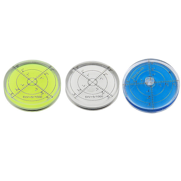 Golf Green Reader Pro Putt Golfboll Markör Rund Bubble Level High Precision Go Blue