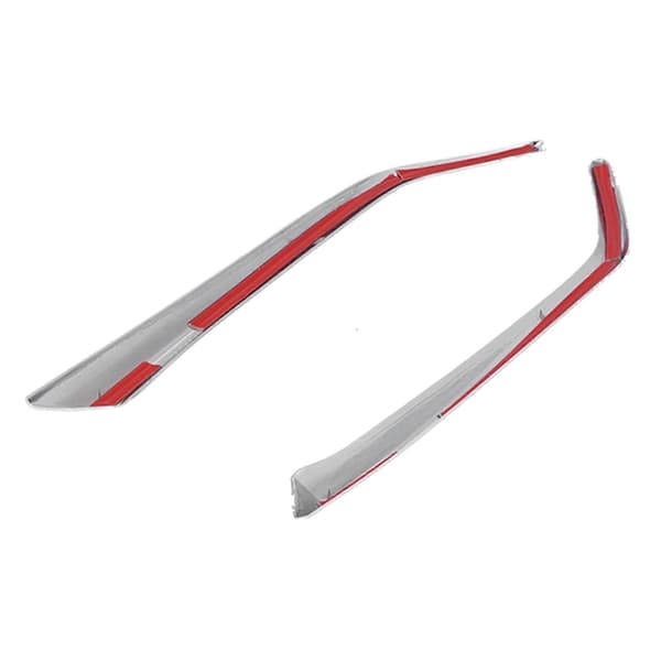2 stk. tåkelysdeksel foran, ABS-kromdekorasjon for Mazda CX-3 2015-2019