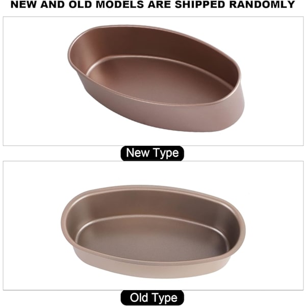 Bakformar, Cheesecake Formar, DIY Oval Mould, Mould (Guld)