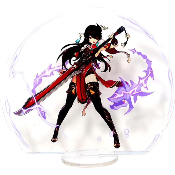Genshin Impact Character Akryl Perifer Spelaffisch