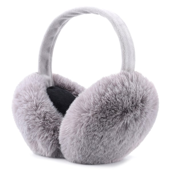 Pehmeät korvatyynyt lämpimänä pysymiseen Mukava unisex-korvatyynyt Gray