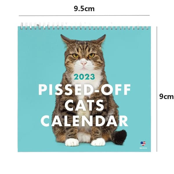 Funny Cat Calendar 2023 Kalenderkonst Månkalender