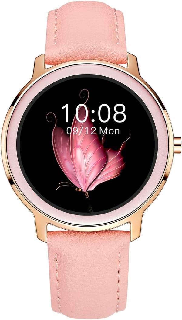 ##/Smartwatch til kvinder Smartwatch Rund Vandtæt Smartwatch wit##/