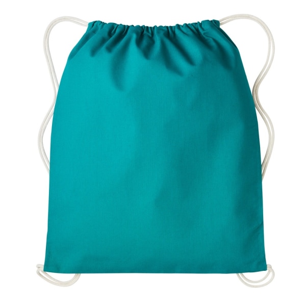 Nutshell Drawstring Gymsac Jade/Natural One Size