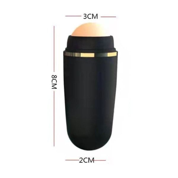 Vulkansten Olieabsorberende Roller Ball Ansigtsoliemassage