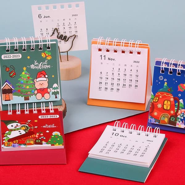 Julekalender Nedtællingskalender Bordkalender RØD Red