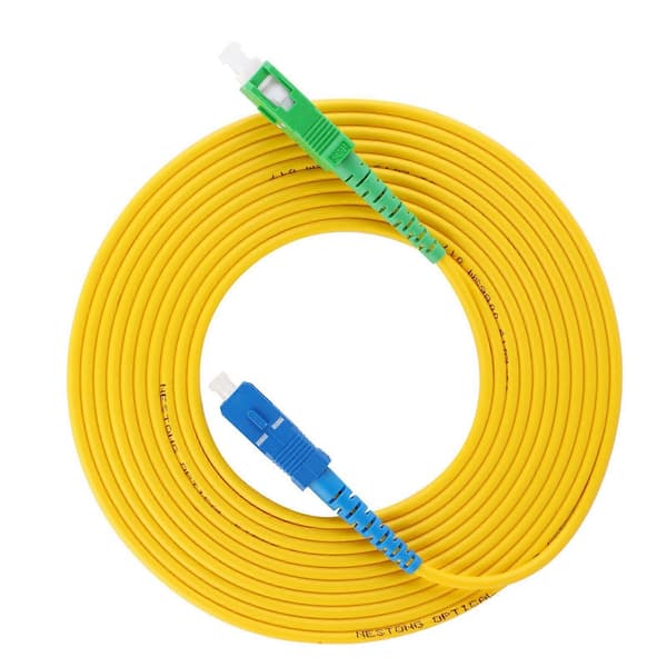 Fiber Jumper 20m Optisk Fiber Patchkabel Singelmodskabel Sc APC-Sc UPC