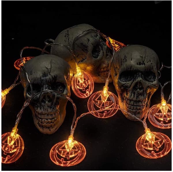 Halloween LED Jack-o-lantern valosarja Halloween-valaistus, 2