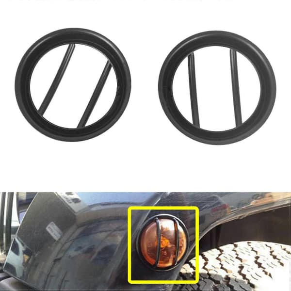 Hjulbrynlampe Blinklysbeskytter Deksel Biltilbehør for Wrangler Jk 2007-2017
