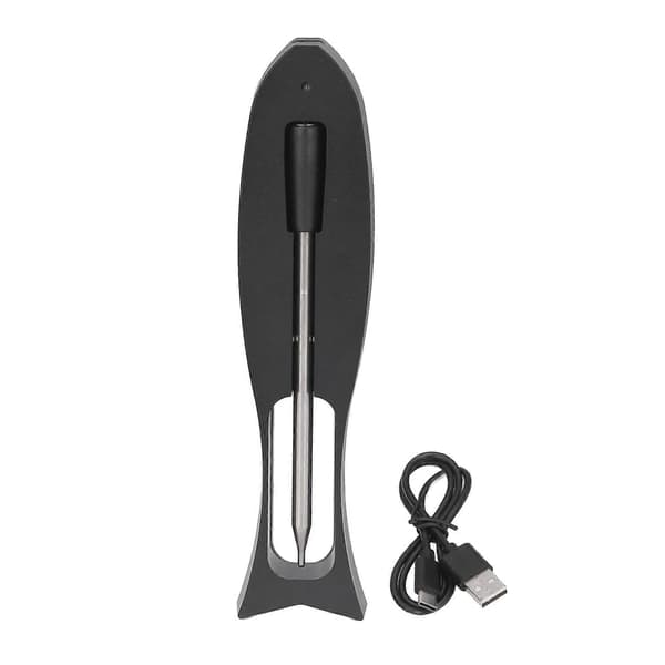 Trådløst kjøtttermometer APP-skjerm rustfri stålsensor Flere moduser Individuell sensor Grilltermometer for BBQ