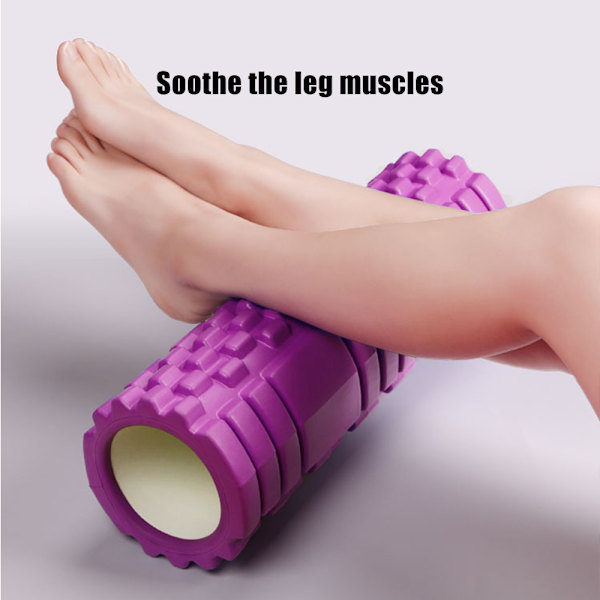 Rund Foam Roller, Dypvevsmassasje Verktøy for fysisk Pink
