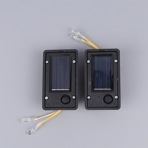 2PCS Container Hem Solar Lamp Hängande Lantern Led Tillbehör Black