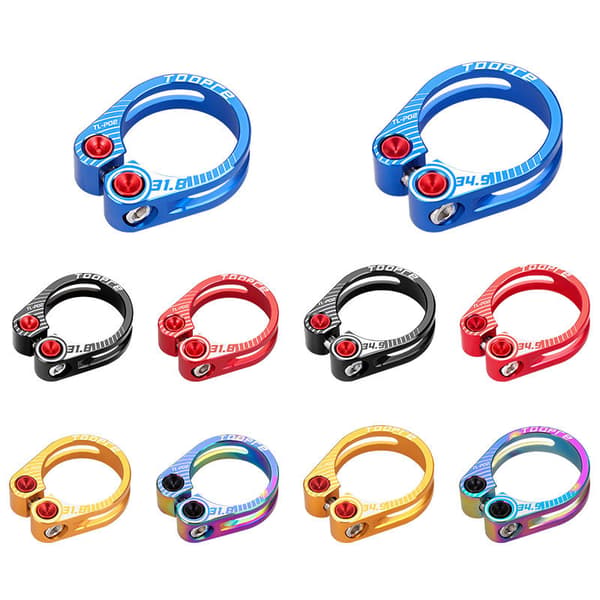 1 ST ENLEE 31,8MM Legering Cykelsäte Clamp Aluminum Mountain MTB Multicolor