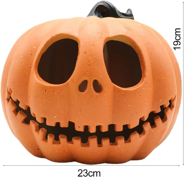 Halloween gresskarlykt utendørs gresskardekorasjoner oransje