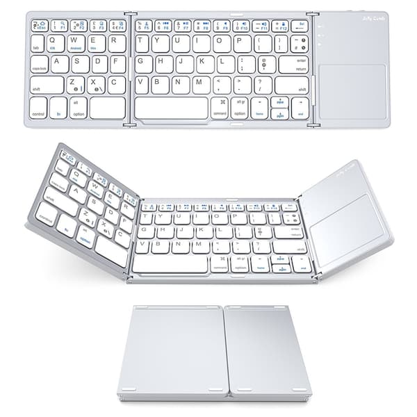 Trådløst mini-tastatur med touchpad i super slankt design