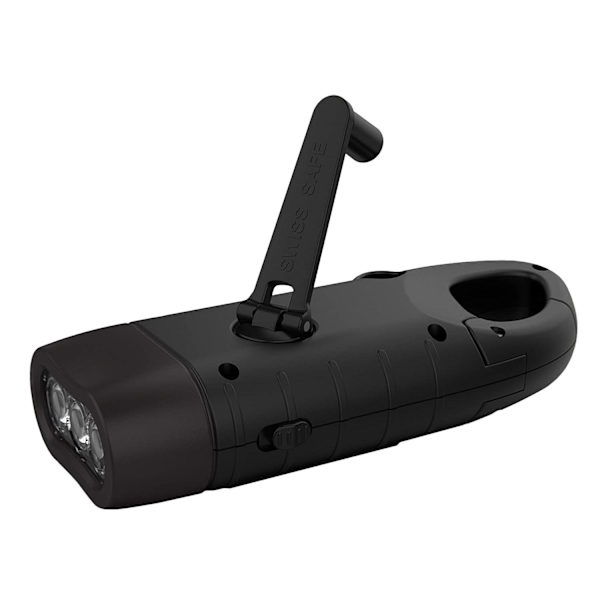 Ficklampa - Solcell och Handvev multicolor