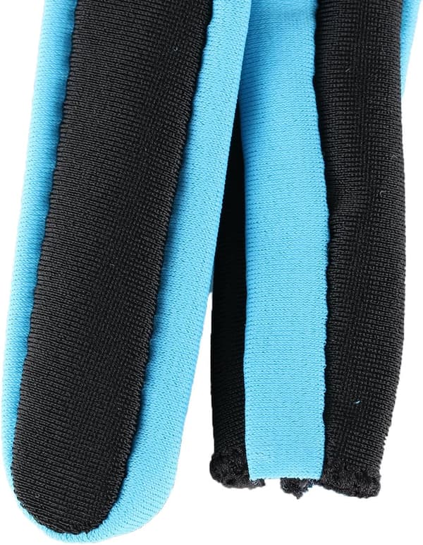 Elastisk Lycra 3-finger display biljard skytehanske L sky blue l