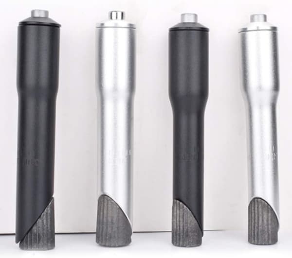 Stamgänga Adapter Mountainbike Stem Riser Adapter 1 1/8" φ 25,4mm (silver)