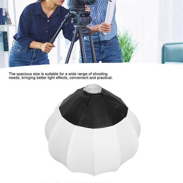 65 cm lykt-softboks lysmodulator for Bowens-grensesnitt, ideell for direktesending og videoopptak