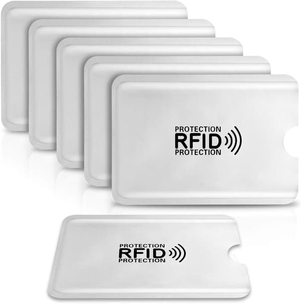 12-pack Plånbokskortsskydd Anti-RFID Bedrägeri Bankkortfodral Myra